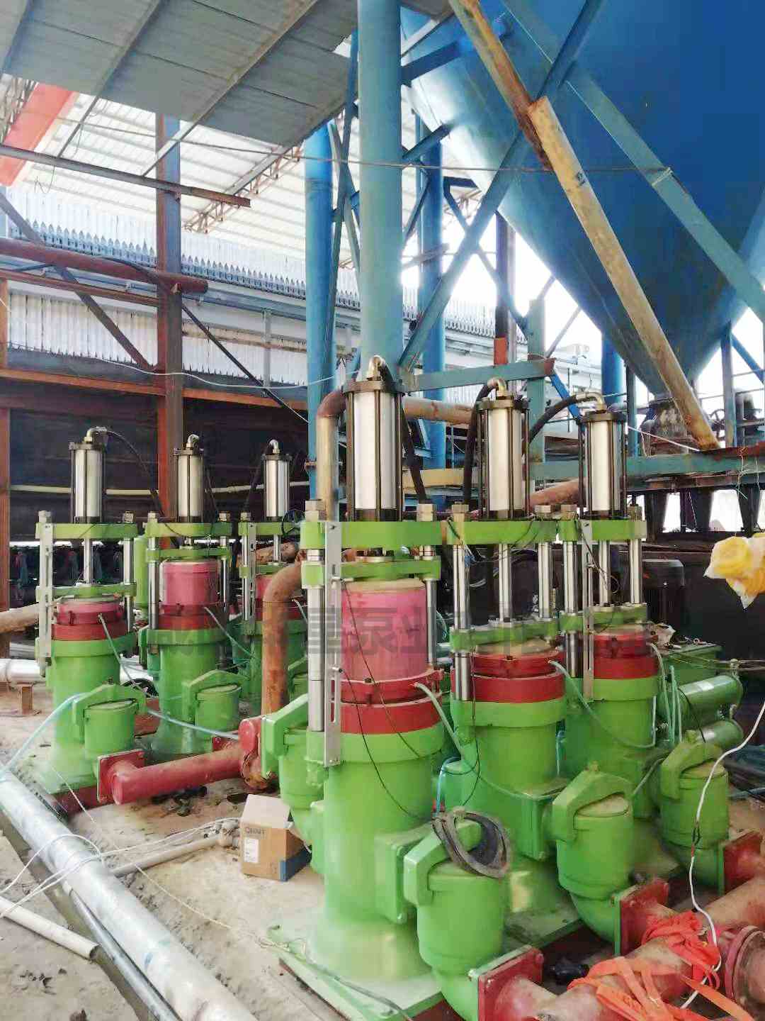 華星陶瓷柱塞泵尾礦使用現場-04